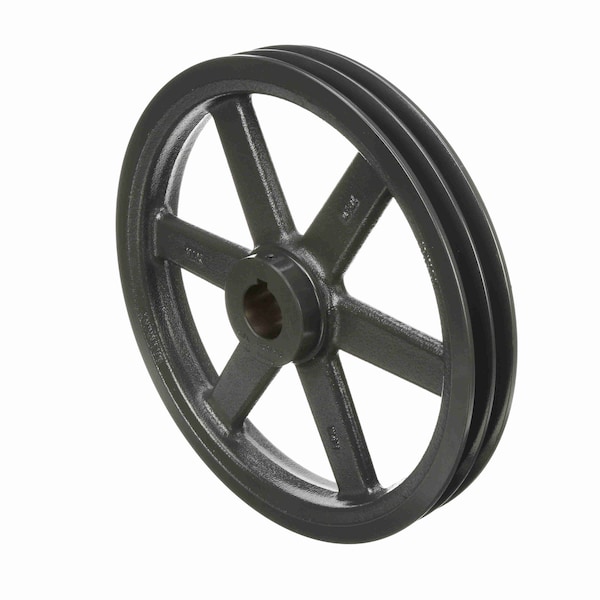 2 Groove Cast Iron Fhp - Finished Bore Sheave, 2BK130X 1 7/16